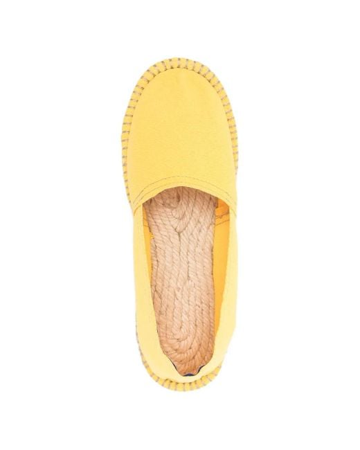 A.P.C. Yellow Woven Espadrilles
