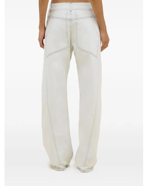 Eckhaus Latta Gray Seam Jeans
