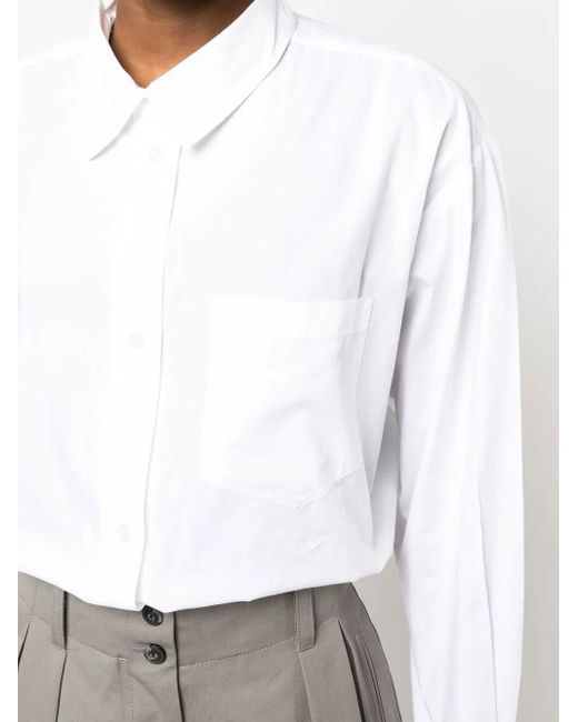 Chemise Edgar En Coton Biologique Skall Studio en coloris White