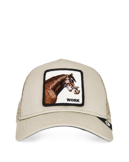 Goorin Bros Natural Horse-Patch Mesh-Panel Cap for men
