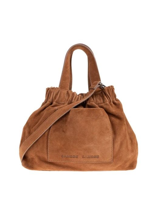 Samsøe & Samsøe Medium Saemmi Tote Bag Brown