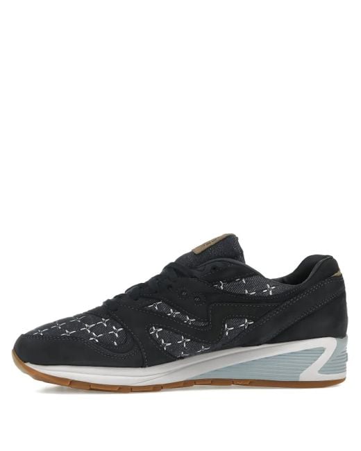 Saucony Black X Up There Grid 8000 Sashiko sneakers