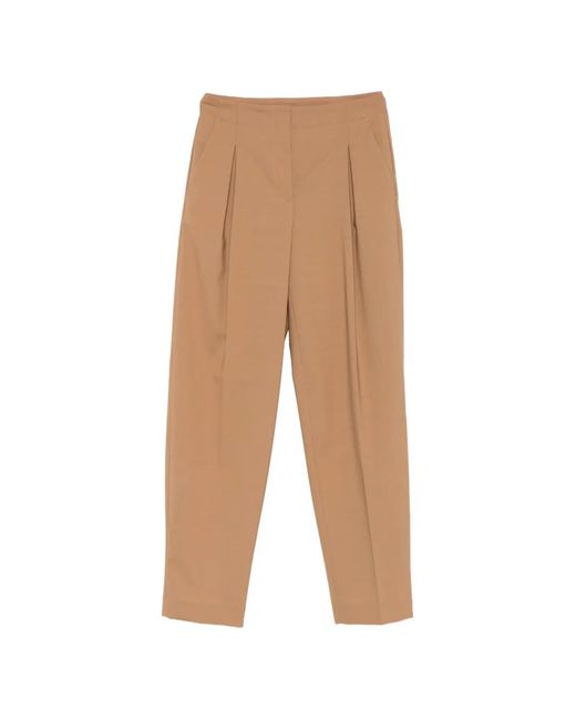 Covert White Pleated Trousers