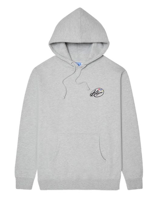 Kidsuper Gray Logo-Print Hoodie for men