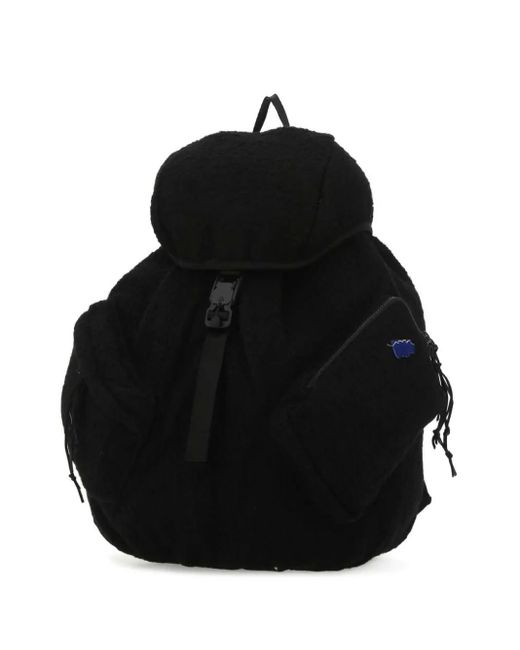 Adererror Black Bouclé Backpack for men