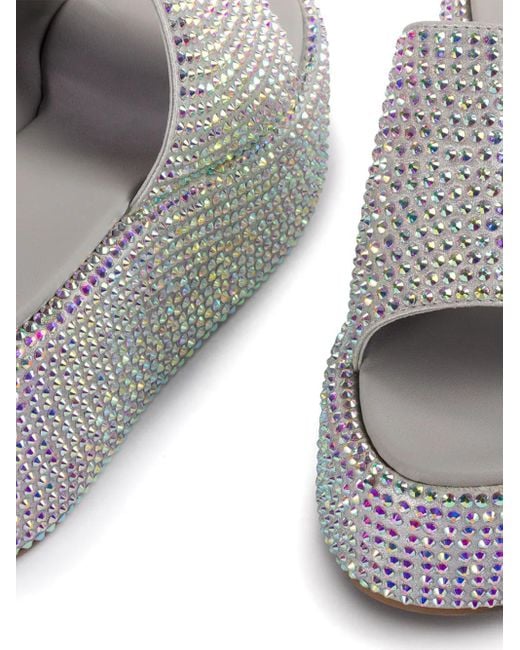 Le Silla Gray Aiko Heeled Sandals