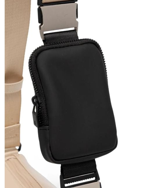 Rains Black Mini Valera Zip Shoulder Bag