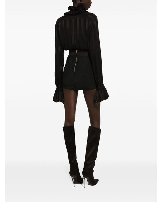 Blusa a righe di Dolce & Gabbana in Black