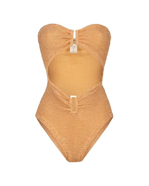 Paramidonna White Rene Cut-Out Swimsuit