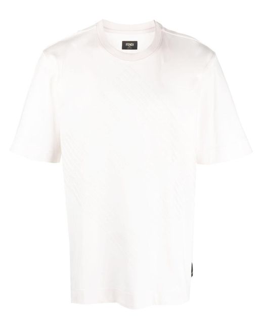 メンズ Fendi Shadow Tシャツ White