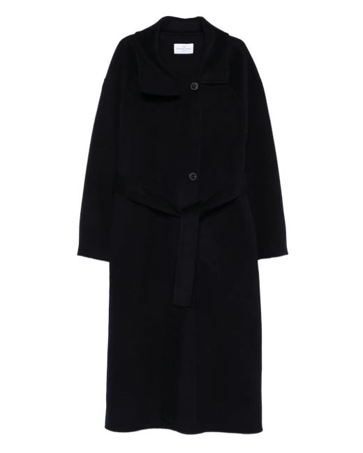The Dynamis Studio ベルテッド コート Black