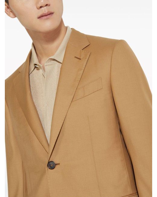Zegna Natural Oasi Single-breasted Cashmere Suit for men