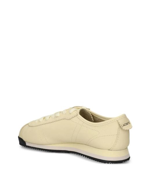 Lacoste Natural Club-Low Leather Sneakers