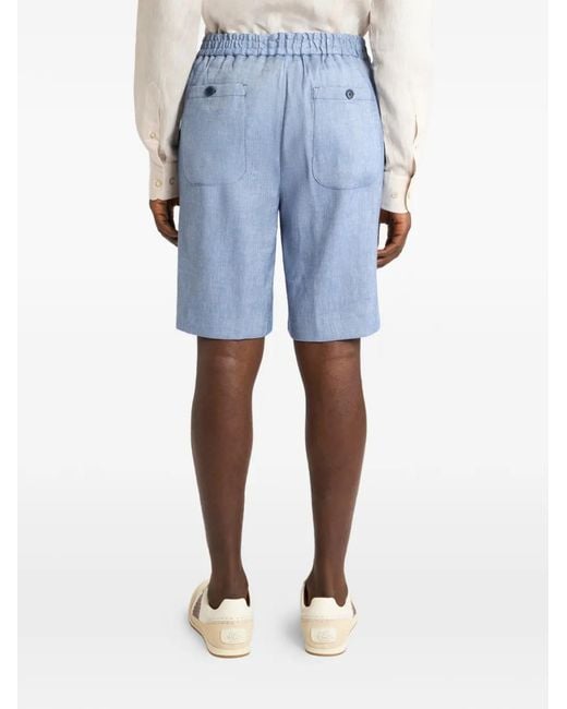 Etro Blue Bermuda Jogging Shorts for men