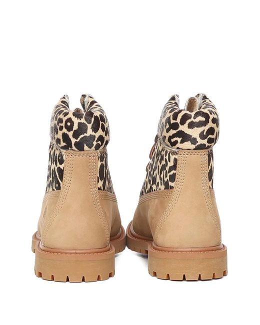 Timberland Schoenen ,Luipaardprint Laarzen in het Natural
