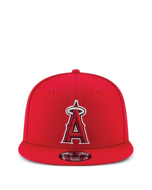 KTZ Red 59Fifty La Angels Of Anaheim Baseball Cap for men
