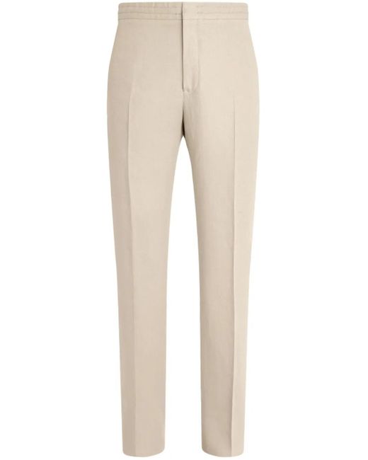 Zegna Oasi Lino Hose in Natural für Herren