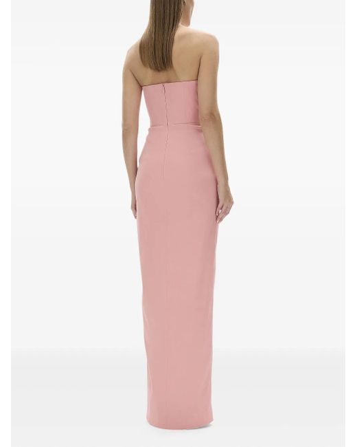 Rachel Gilbert Pink Mira Gown