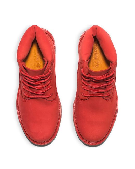 Timberland Red 50Th Anniversary Edition 6 Inch "Medium" Boots