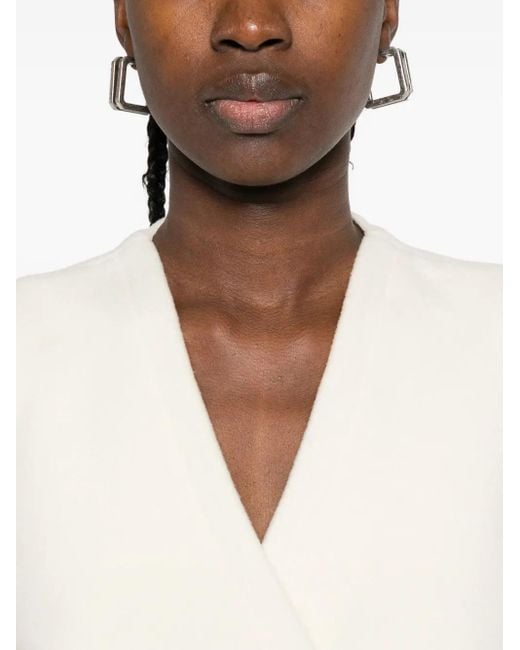 Vestiaire d'un Oiseau Libre Vネック ベスト White