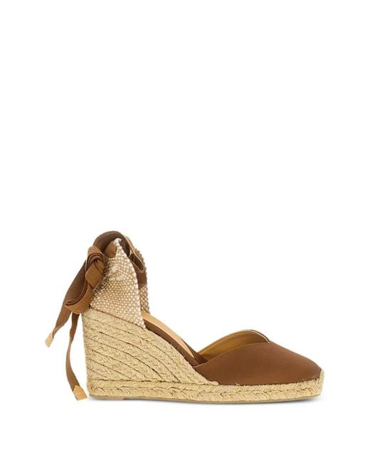 Castaner Metallic Wedge-Hell Espadrilles
