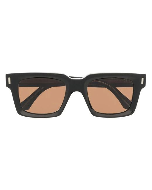 Cutler & Gross Brown 1386 Square Frame Sunglasses