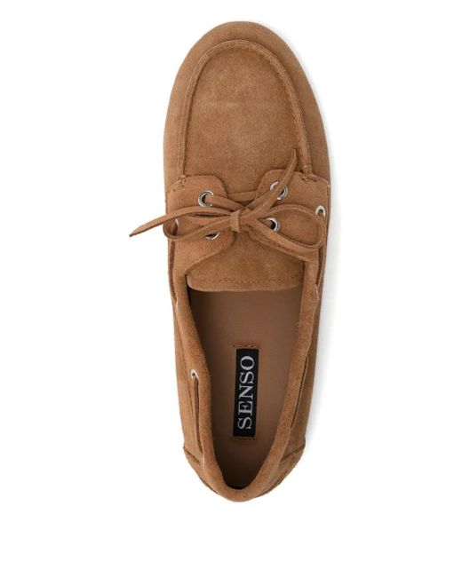 Senso Brown Suede Boat Shoes