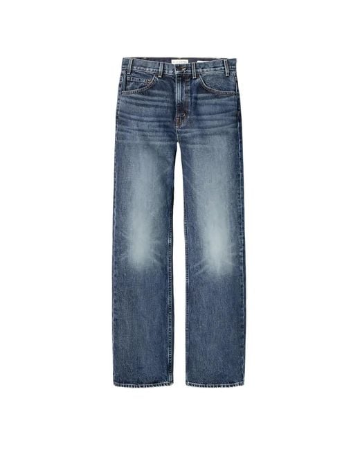 Nili Lotan Blue Mitchell Relaxed Jeans