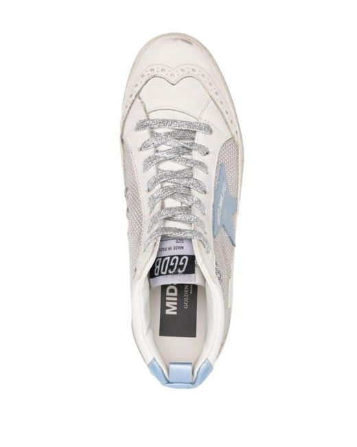 Sneakers Mid Star di Golden Goose Deluxe Brand in White