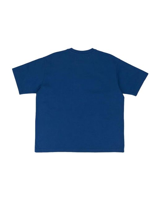 Sp5der Blue Spider Web Logo T-Shirt for men