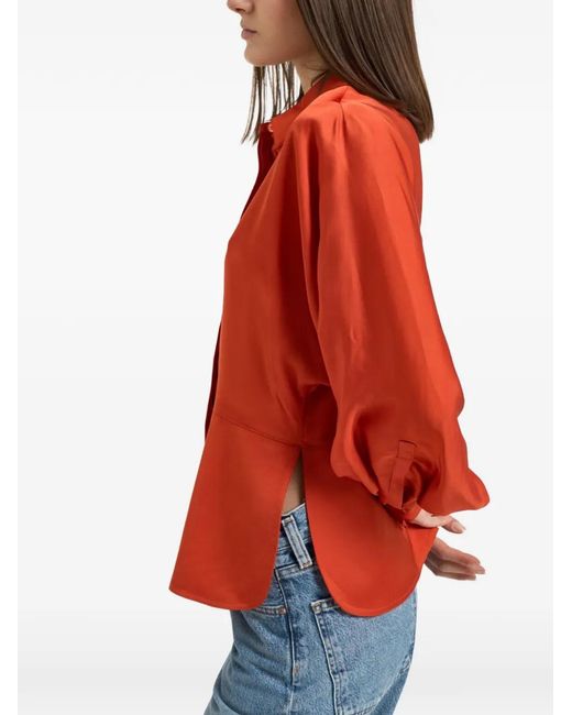 IRO Red Balloon-Sleeve Shirt