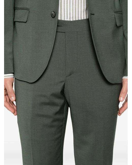 Manuel Ritz Green Buttoned Suit for men