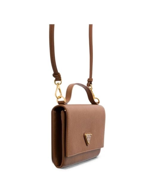 Portafoglio Mini di Prada in Brown