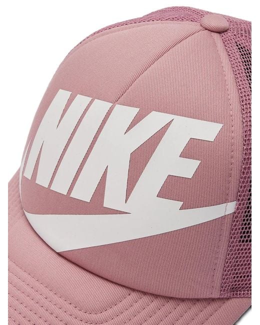 Nike Pink Futura Rise Trucker Cap
