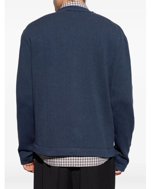 Vivienne Westwood Blue Orb-Embellished Cardigan for men