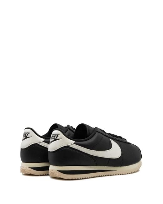 Nike Black Cortez Leather Trainers