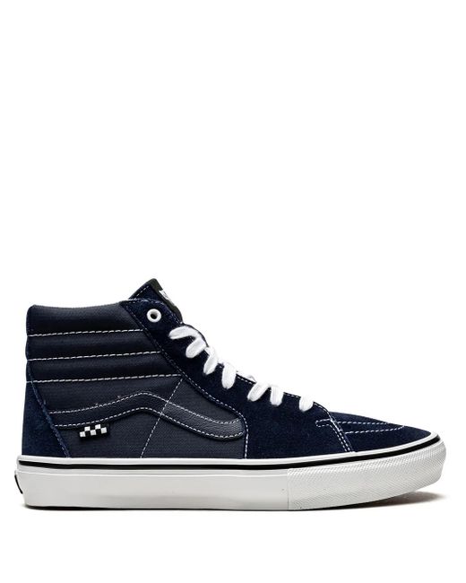 Vans Blue Sk8 Hi "Dress" Sneakers for men