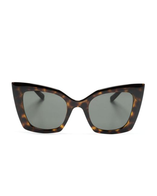 Saint Laurent Gray Butterfly-frame Sunglasses