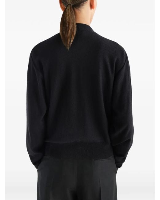 Lemaire Black Trompe-L'Œil Cardigan
