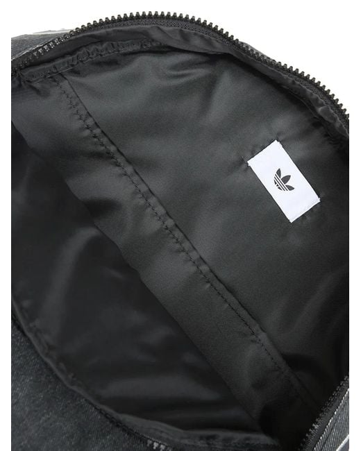 Adidas Gray Washed Effect Logo Backpack