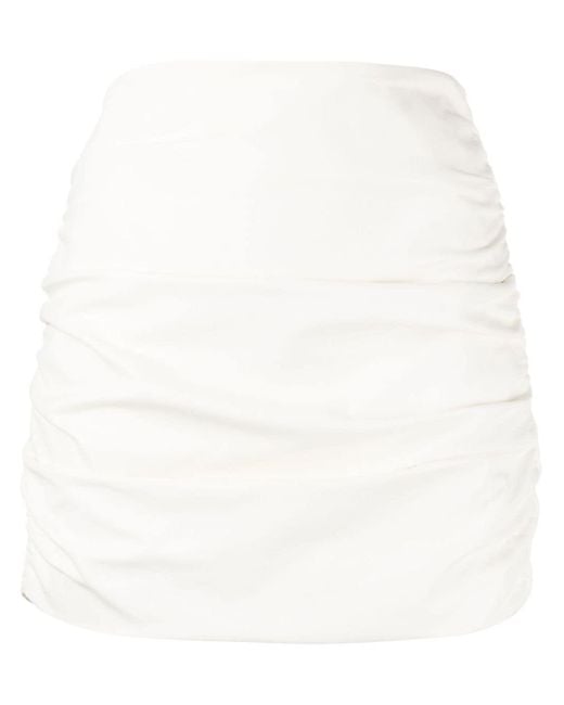 Michelle mason leather mini skirt clearance
