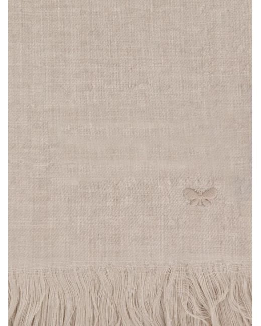 Weekend by Maxmara Natural Fringed Scarf