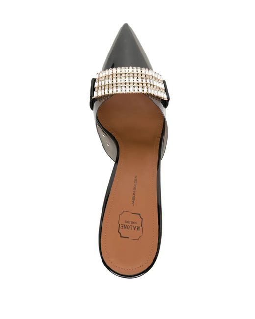 Malone Souliers Metallic Joelle 90Mm Leather Mules
