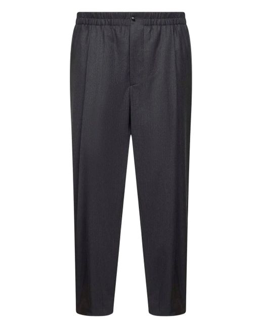 Pantalones con cinturilla elástica Giorgio Armani de hombre de color Blue