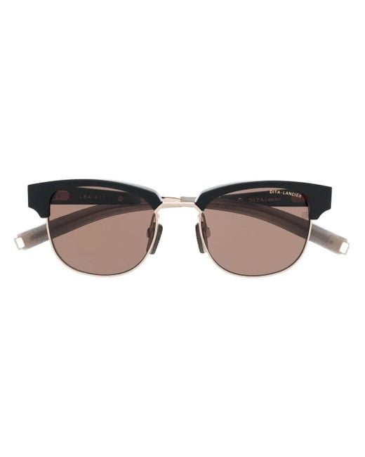 Dita Eyewear Brown Lsa-410 Square-Frame Sunglasses