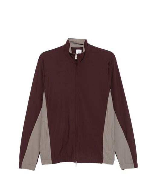 Eleventy Purple Elasticated-Waist Track Jacket for men