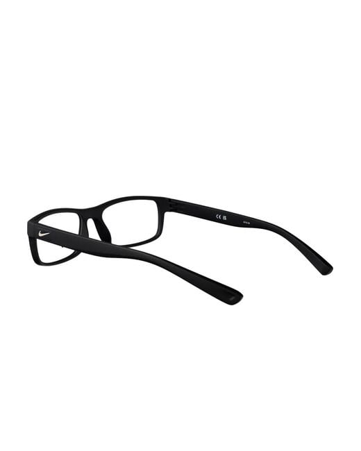 Nike Black Rectangle-Frames Glasses for men