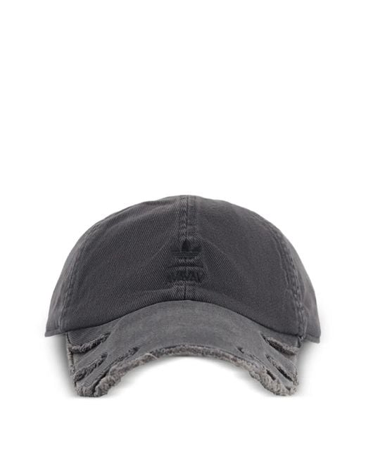 AVAVAV Gray X Adidas Originals Slashed Double Cap