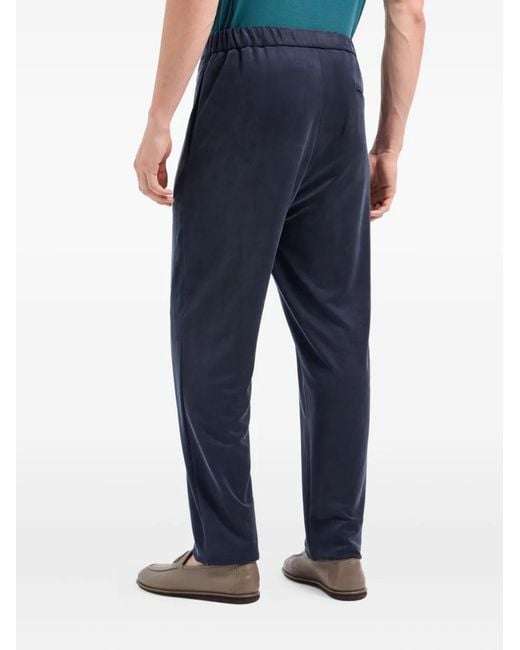 Giorgio Armani Blue Elasticated Trousers for men