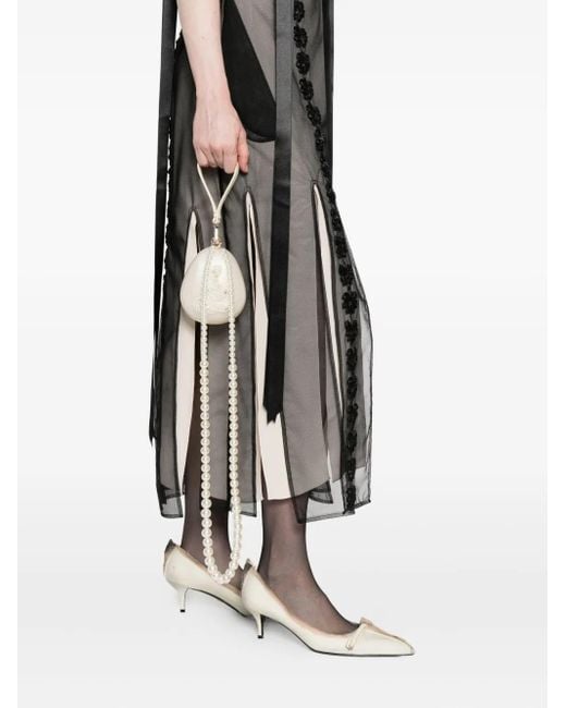 Simone Rocha Gray Multi-Split Maxi Dress